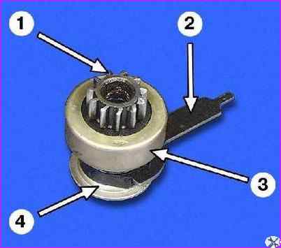 Разборка стартера автомобиля ВАЗ-2109